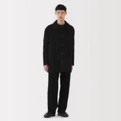 MUJI LABO カシミヤ混チェスターコート ブラック Mサイズ 完売品 MUJI Labo カシミヤ混チェスターコート XL 黒 新品未使用の通販 by