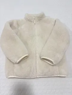 キッズ　フリース　アウター　ホワイト