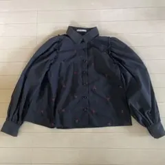 continuer de NICE CLAUP 長袖シャツ 花柄刺繍のサムネイル