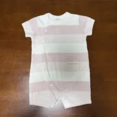 gelato pique ロンパース 70-80 ピンクホワイト