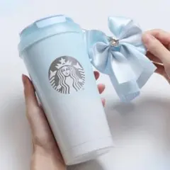 スタバ ステンレス ナチュラルブルーグラデーション ホリデー フレンズ