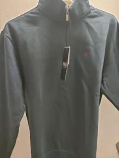 POLO ダークグリーン ジップアップ トレーナー