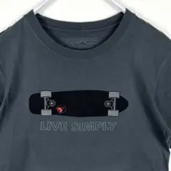 Patagonia Tシャツ S チャコール LIVE SIMPLY