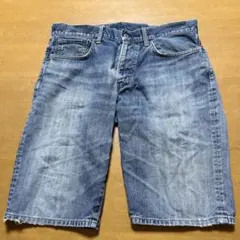 EDWIN503デニムブルーハーフパンツ 34インチ