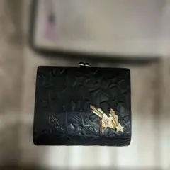新品☆訳あり☆ANNA SUI ルシィ 二つ折り財布 がま口 ゴールド 星柄