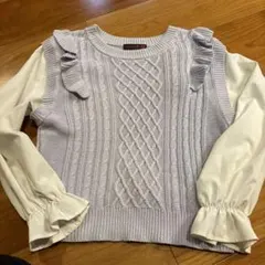 Lovetoxic 薄紫色 フリル付きトップス S