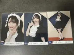 谷崎早耶　メイド衣装　直筆　コンプ ≠ME 谷崎早耶 生写真 特別公演 2025 メイド衣装 3種コンプリート