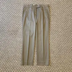 ブラックバイマウジー　センタープレス　パンツ　ベージュ　仕事用