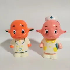 佐藤製薬/サトちゃんサトコちゃん貯金箱2体セット ユンケル - メルカリ