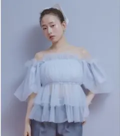 新品未使用タグ付き SNIDEL ラベンダー シアーコンビニット - メルカリ