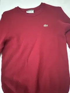 LACOSTE ニット セーター レッド