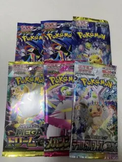 ぽ*ろ様 ポケモンカードパック6個セット