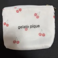 gelato pique チェリー柄ポーチ