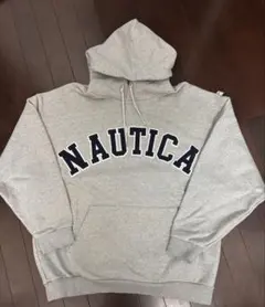NAUTICA グレー フード付きパーカー