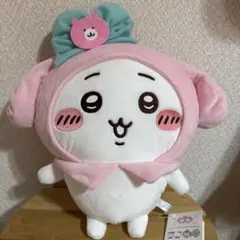 ちいかわ×サンリオキャラクターズ BIGぬいぐるみ① ちいかわ　マイメロ