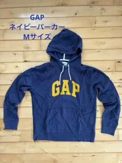【GAP／ギャップ】長袖 パーカー　フーディー　ネイビー　Mサイズ