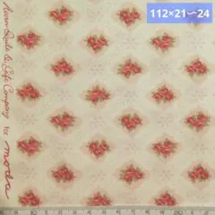 moda バラバイアスレースピンクレッドグリーン