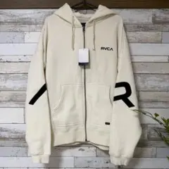 新品 RVCA ジップアップパーカー ホワイト