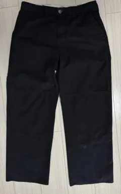 Dickies ブラック ワークパンツ　ダブルニー