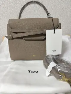 新品未使用タグ付き　TOV MIMI MINI バッグ グレージュ