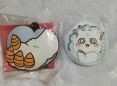 ちいかわ 　あのこラバーマスコット 刺繍缶バッジ セット