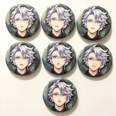 【ツイステ】アズール ブレイジングジュエル 缶バッジ ポップアップ ツイステ展