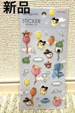 【正規品】たまごっち　キラふわシール　バンダイナムコ　サンスター文具　まめっち