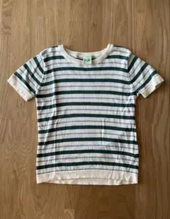 FUB / Striped Tee GREEN