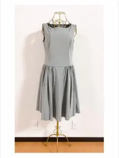 美品✨フォクシー ウォータープルーフ ワンピース カフェオーレ 38