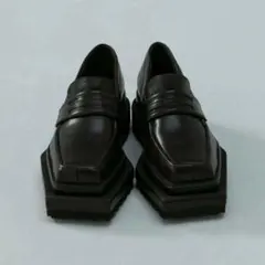 melt the lady square loafer 38 ブラック 2026年最新】MELT THE LADY レディース ローファー・革靴の人気