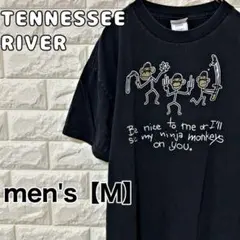 【TENNESSEERIVER】半袖Tシャツ【メンズM】ブラック　F150
