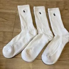 POLO ラルフローレン ソックス　靴下　3足　米国購入　新品