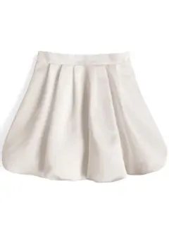 GRL サテンバルーンミニスカート[ru1180]