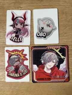 CrazyRacoon グッズセット ステッカー3枚＋コースター1枚