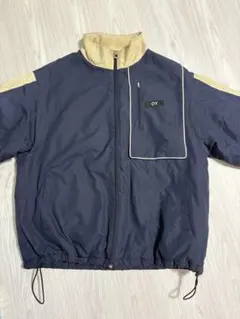 ナイロンジャケット ネイビー/ベージュ OY