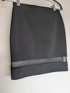 kawaicat ミニスカート 黒色　シースルー