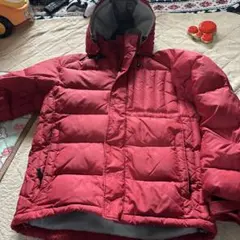 GAP フード付きレッドダウンジャケット M