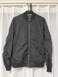 ALPHA INDUSTRIES MA-1フライトジャケット ブラックL