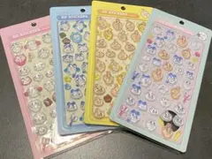 ちいかわ　ボンボンドロップシール　立体シール　ハチワレ　うさぎ　4枚セット