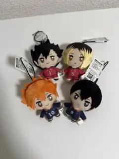ハイキュー!! ぬいぐるみマスコット 4体セット