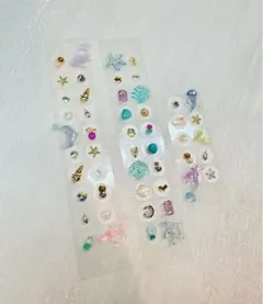 153.マーメイド系耳つぼジュエリー♡50粒セット