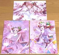 初音ミク クリアファイル 3枚セット 66