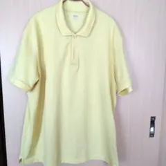 ポロシャツ ユニクロ メンズ イエローカラー 3XL(4L) UNIQLO