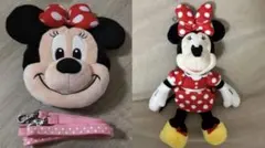 ミニー パスケース ぬいぐるみキーホルダー