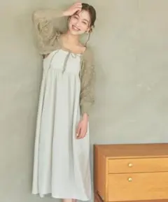 最終値下げ♡美品♡透かしカーデSETキャミワンピース mysty woman