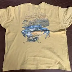 古着　Salt Life イエロー Tシャツ 大きめ