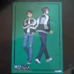 進撃の巨人　ハンジ　リヴァイ　カード