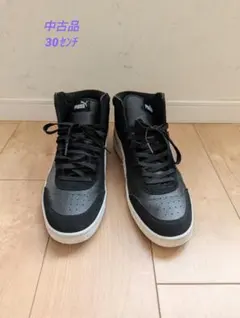 PUMA ソフトフォーム ハイカットスニーカー 黒