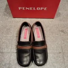 PENELOPE 黒 ローファー 合成皮革のサムネイル