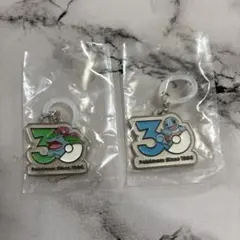 ポケモン30周年記念 カプセルトイ メタルチャーム　フシギバナ　ゼニガメ